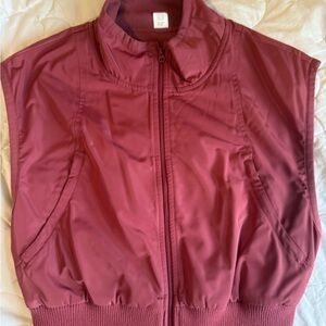 ALO Yoga Raspberry Sorbet Vest Lightweight Athletic Outerwear